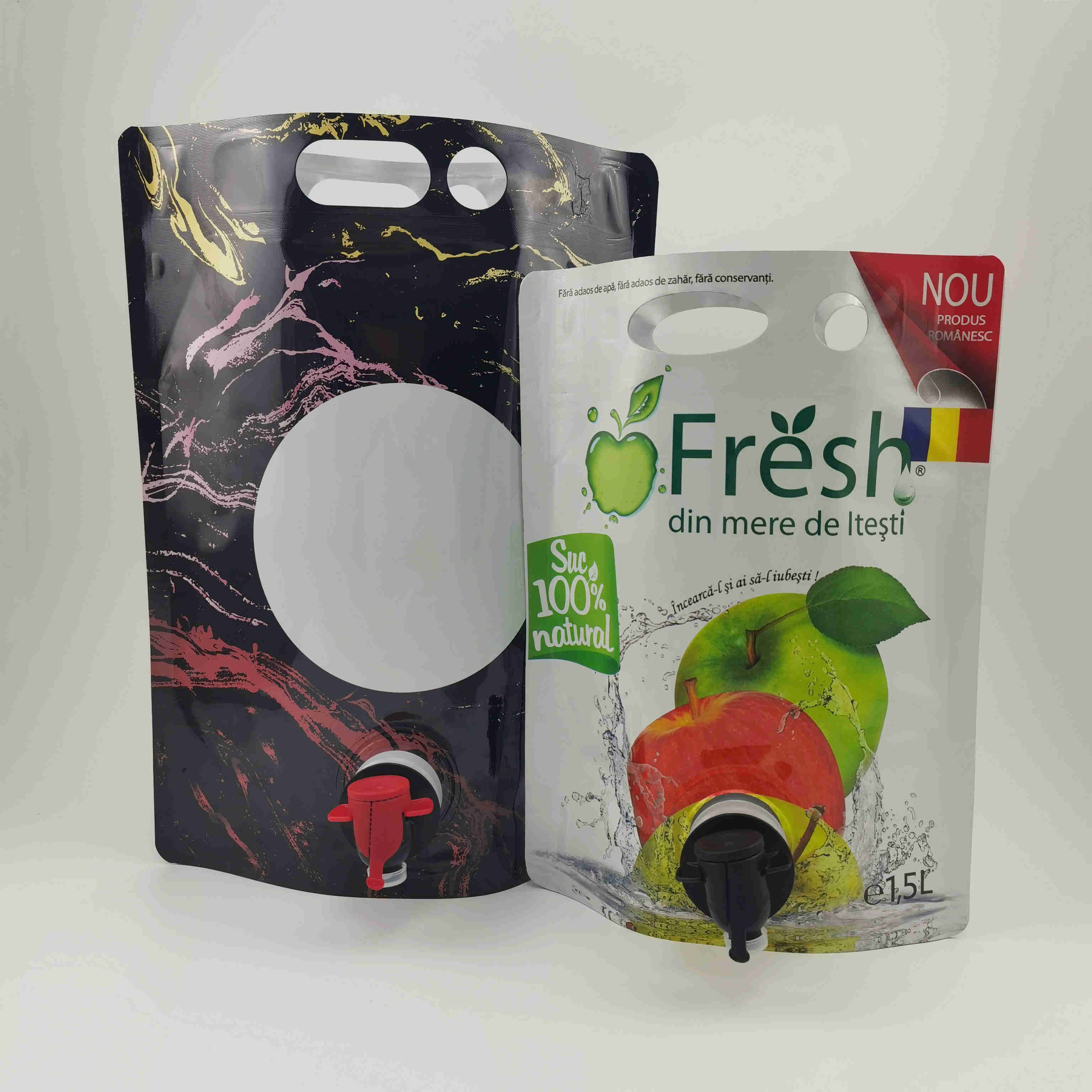 3L雙插底紅酒吸嘴袋 廠(chǎng)家定做咖啡閥門(mén)袋 酒水鋁箔袋防水防漏雙自立袋